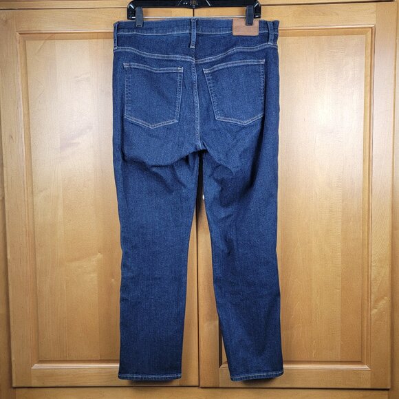 J. Crew High Rise Vintage Straight Blue Jeans - 12 - Picture 2 of 13
